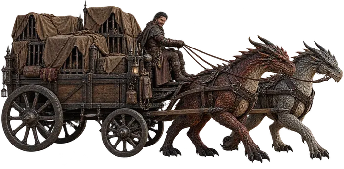 The Wandering Beastmaster's carriage