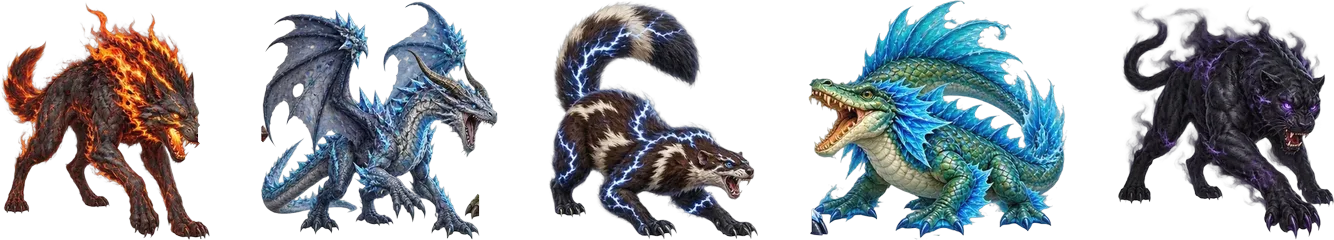 Some of the pets you can raise